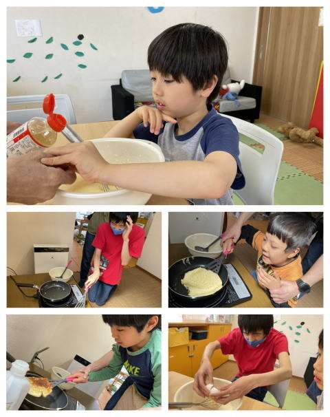 どら焼きづくり