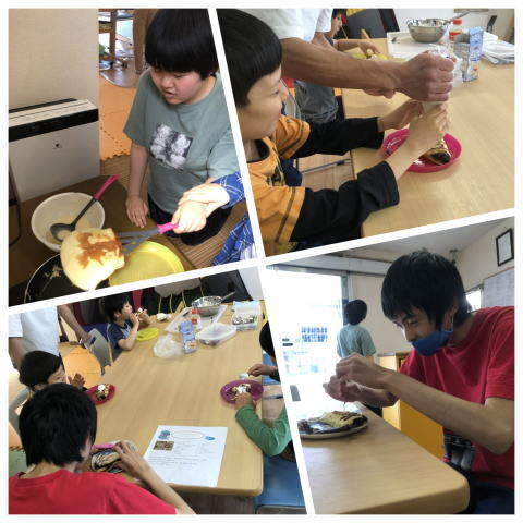 どら焼きづくり